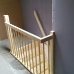Nieuwe trap met hek