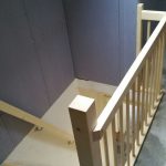 Nieuwe trap met hek